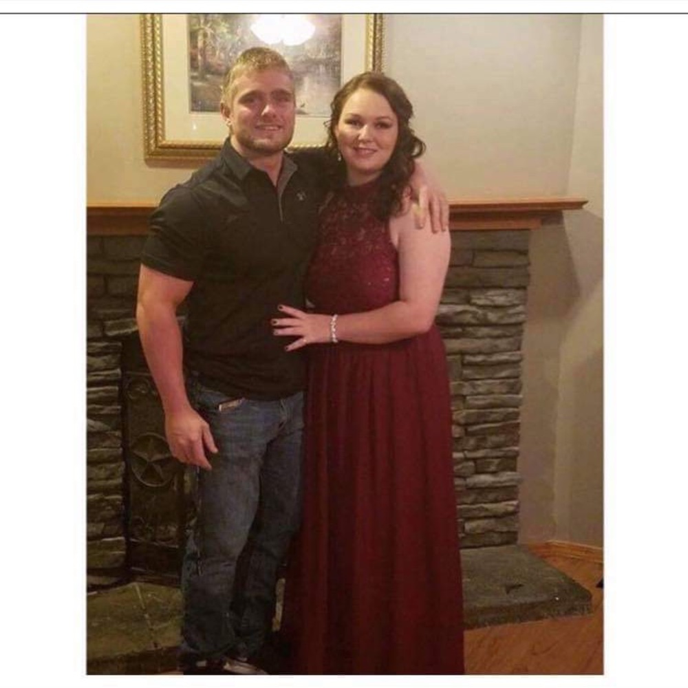 David’s Bridal Size 15-16 Burgundy Dress